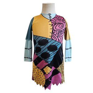 Nightmare Before Christmas Sally One Piece Patchwork Costume Dress Up 12-24M
